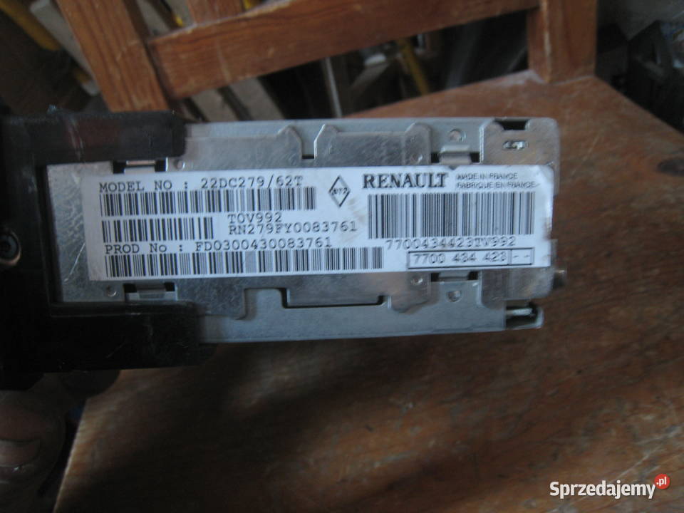 Radio oryginalne Renault 1 DIN Scenic I Megane I Kraków sprzedam