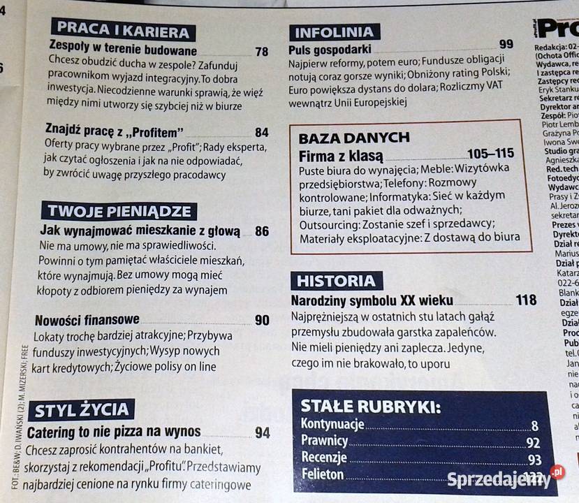 Profit 12004 Biznes ekonomia lubelskie Chełm