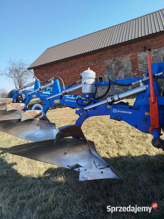 Pług Overum 4 skibowy zagonowy zabezpieczenie Reginów