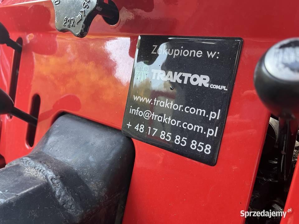 Traktor Yanmar 14D z nową kosiarką rotacyjną Rytwiany