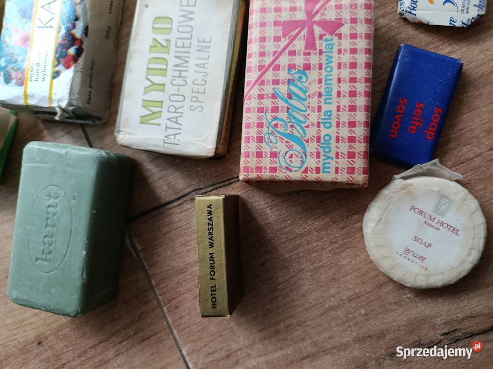 Stare mydełka zestaw kolekcja z PRL mydło Choszczno