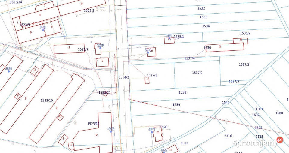 sprzedaży gruntu Mników 5904 metry małopolskie