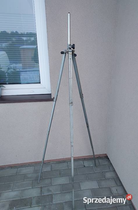 Stary solidny statyw fotograficzny stalowy Tczew