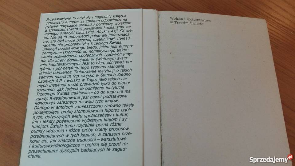 Wojsko i społeczeństwo w Trzecim Świecie Gdańsk sprzedam