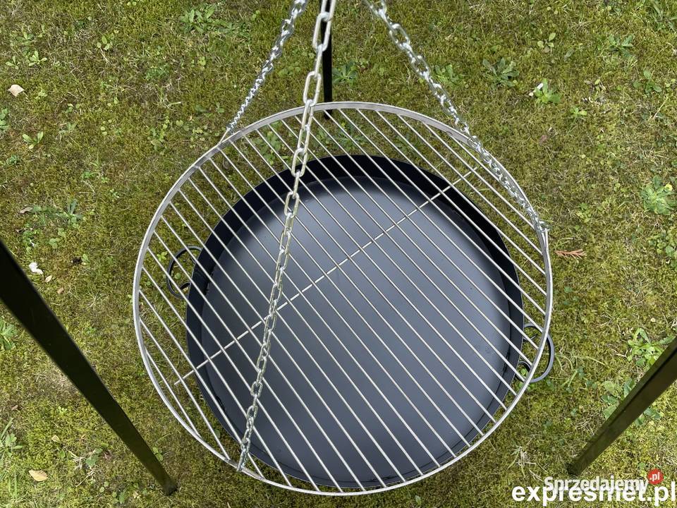 GRILL TRÓJNÓG OGRODOWY OGNISKOWY 180 STOJAK Z Grille węglowe Kraków sprzedam