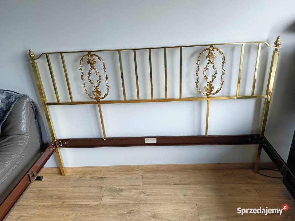Włoskie łóżko z lat 60tychMosiądz Dobroń
