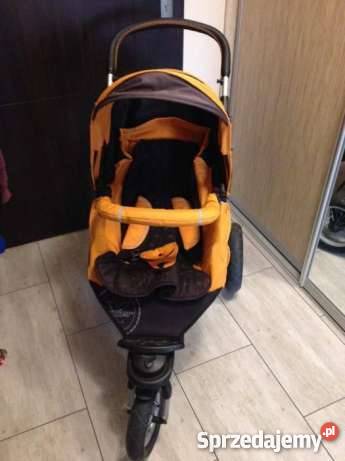 Wózek X lander 3w1 pomarańczowy 3 koła Rozkładane siedzisko  pomorskie Tczew