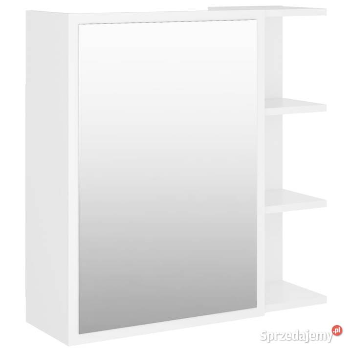 Szafka z lustrem biała 625x205x64 materiał sprzedam
