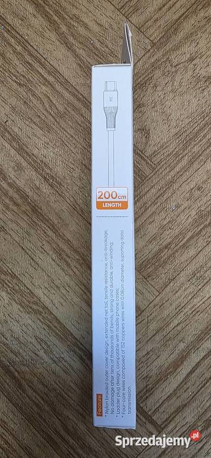 Sprzedam nowy kabel USBC pleciony 200 nie Gdańsk