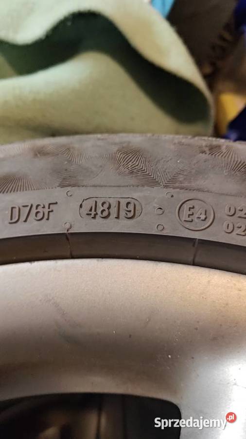 Alufelgi z oponami Continental premium contact 6 śląskie Mysłowice