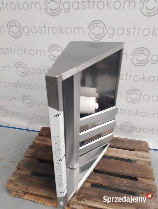 Okap przyścienny skośny 120x70x40 z łapaczami Wrocław