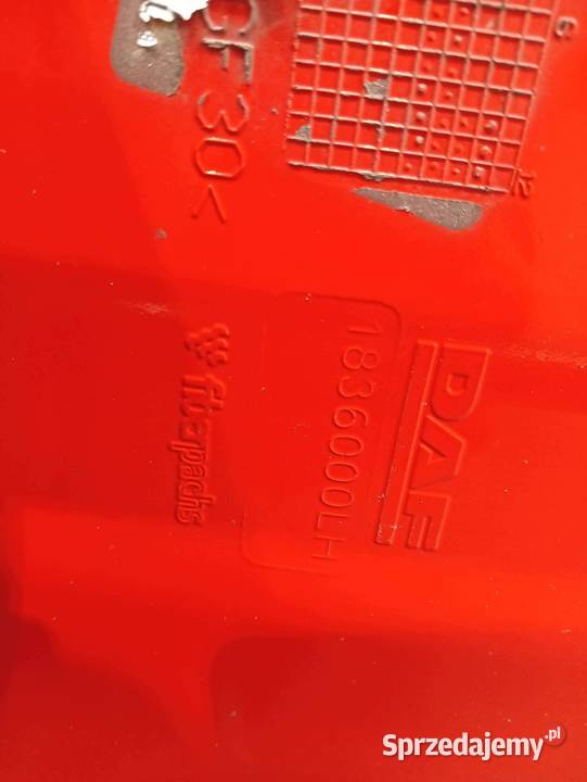 OSŁONA SPOILER LEWY TYŁ KABINY DAF XF 20122016