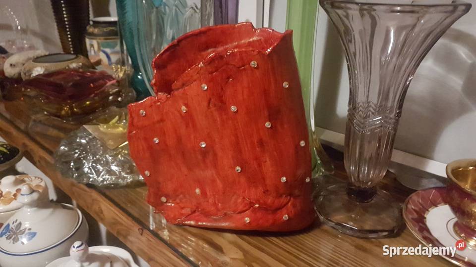 Sygnowana Ceramika Artystyczna wazon