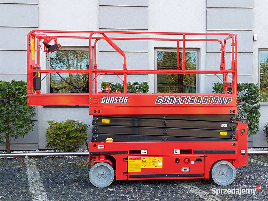 Podest nożycowy Gnstig 0810N 8 m 12 m robocze Kęty