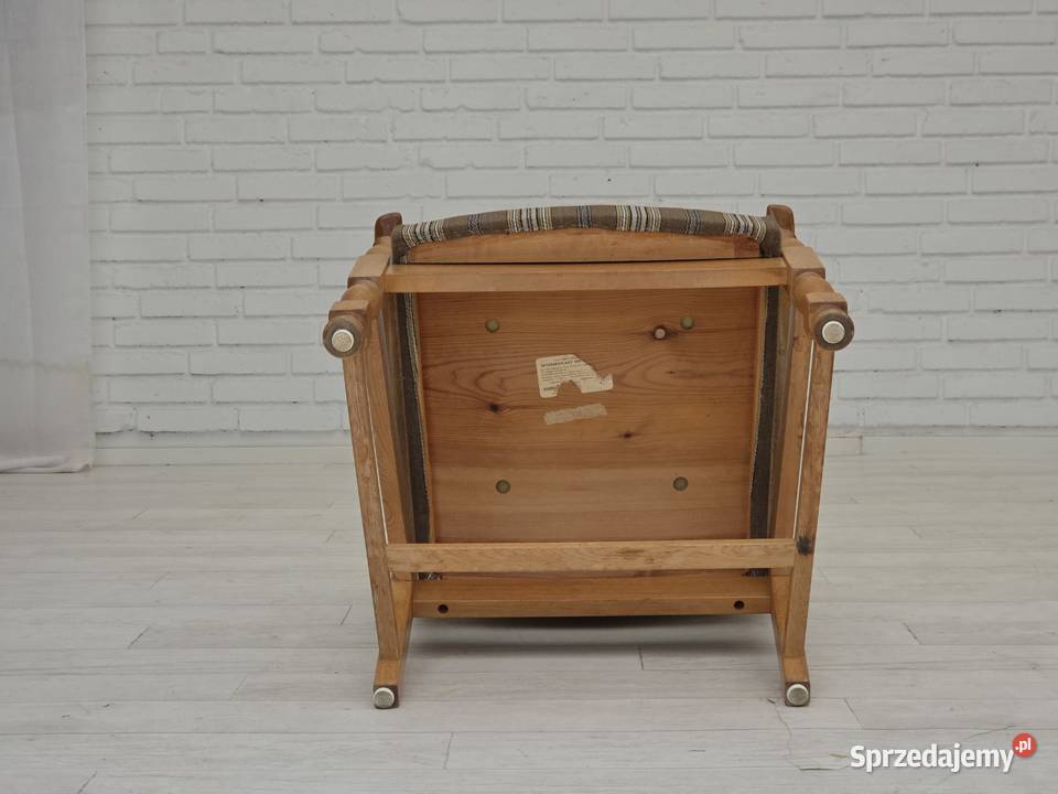 Lata 70 para skandynawskich foteli wełna meblowa Meble wielkopolskie Poznań