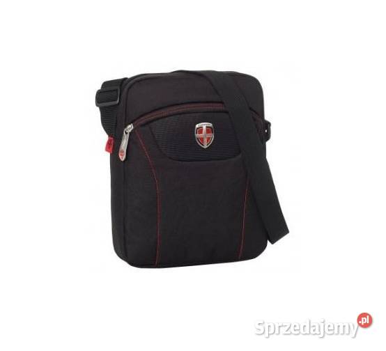 Torba na ramię Saszetka Ellehammer męska czarna Lublin