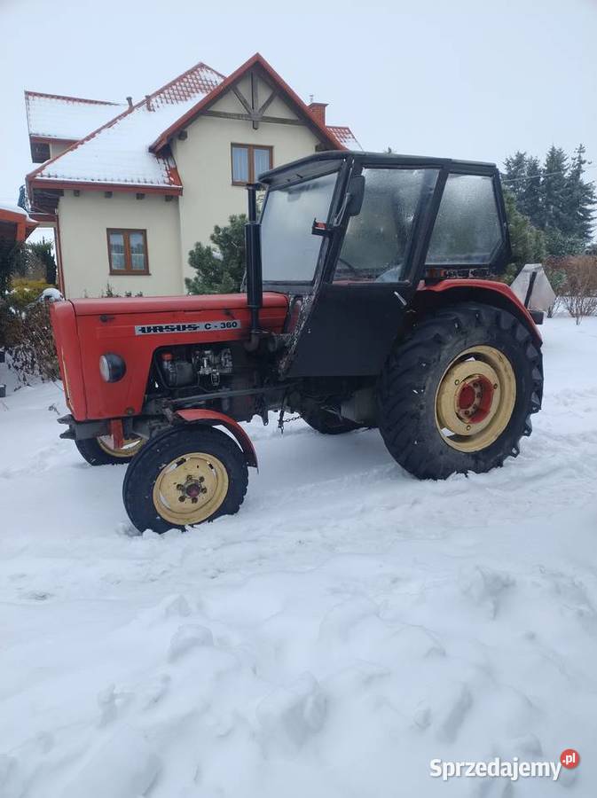 Ciągnik rolniczy Ursus c360355 zarejestrowany w Bidziny