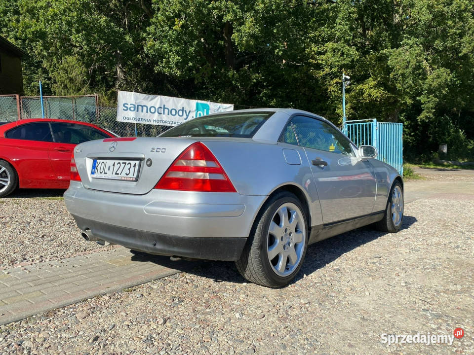 Mercedes SLK 200 20 benzyna gaz skory ładny czarny Gdańsk sprzedam