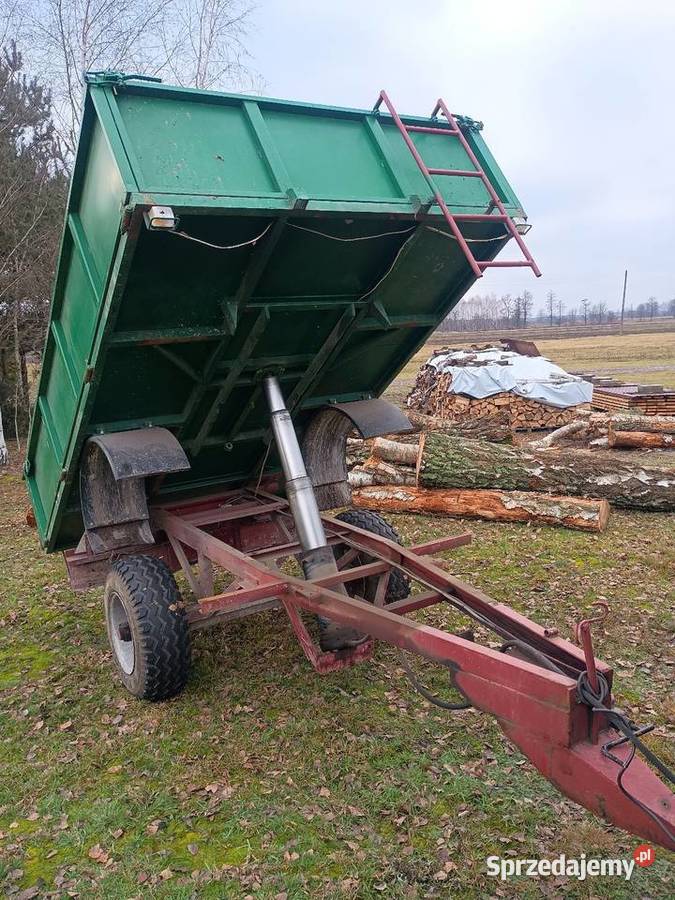 Przyczepa wywrotka jednoosiowa Szczerców