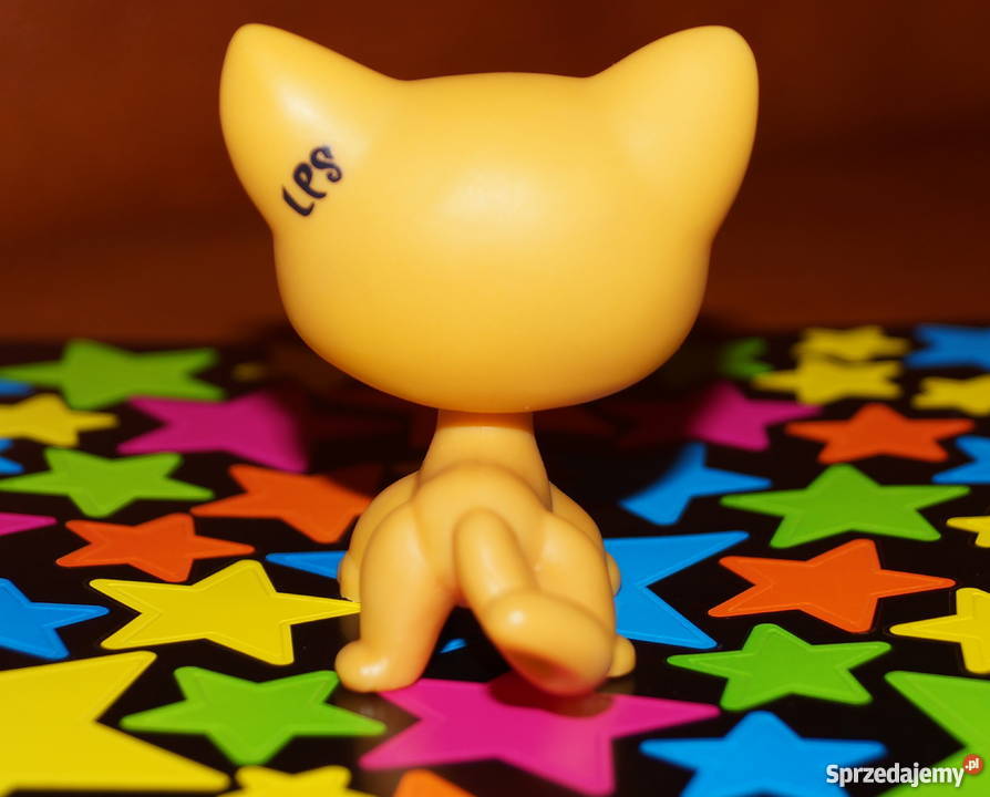 LPS shorthair 2433 Littlest Pet Shop żółty kot