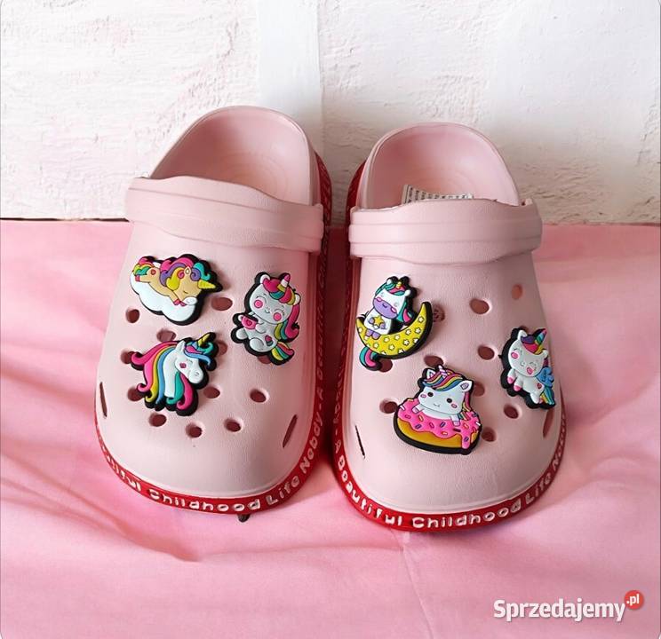 Chodaki klapki dziecięce crocs piankowe basen 15 dziewczynka