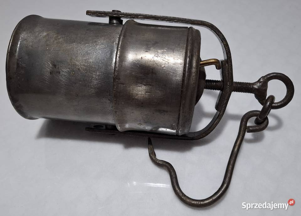 Lampa górnicza karbidowa D 34 14x11x235 998g Czeladź