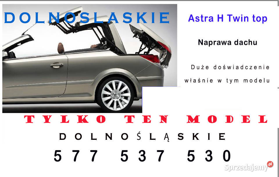 Opel astra H Twin top Naprawa Dachu