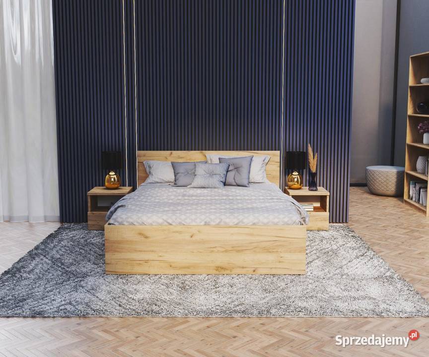 Łóżko Rama Stelaż Biały Czarny Grafit Craft Dąb Łóżka Gliwice sprzedam