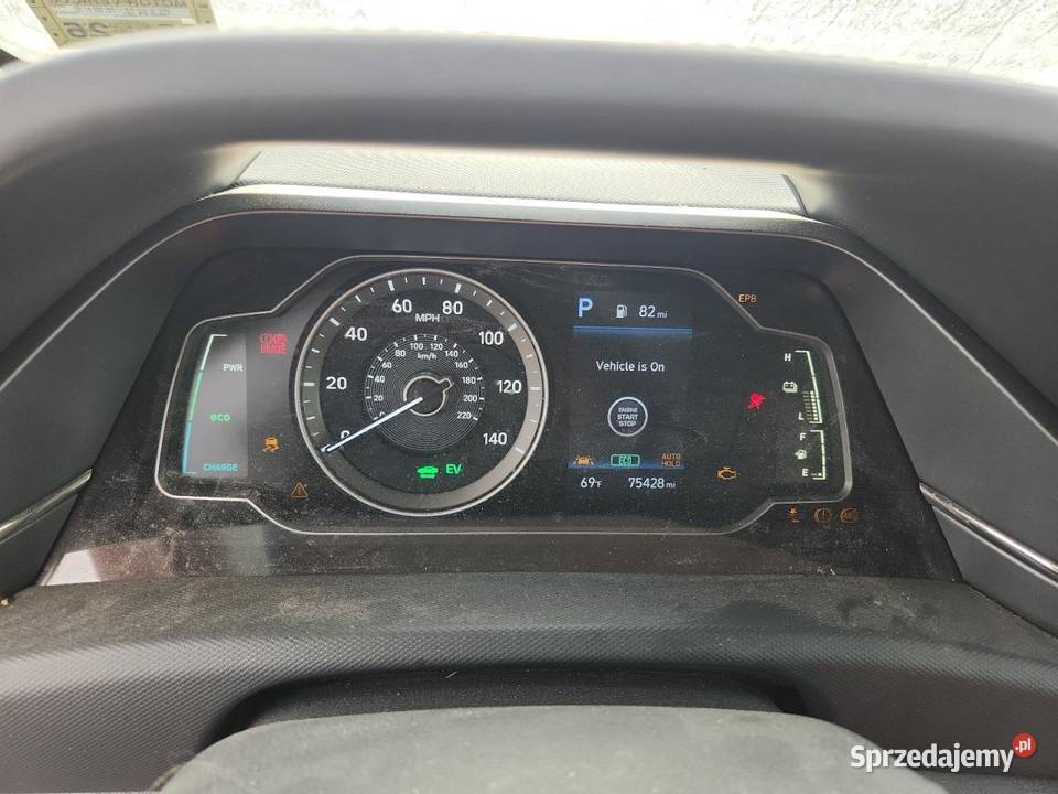 2021 HYUNDAI IONIQ BLUE srebrny IONIQ Częstochowa