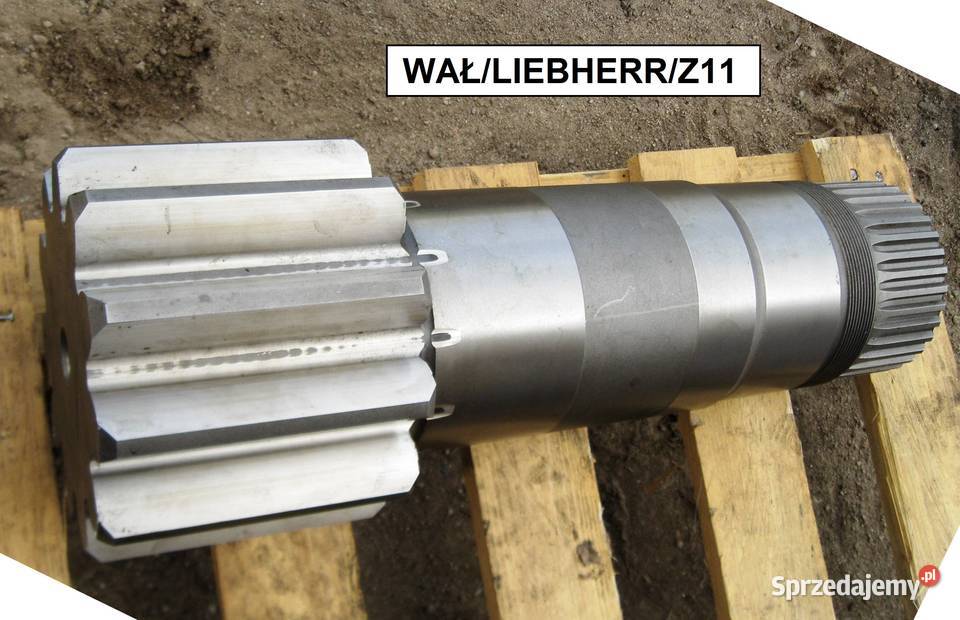 Wał zębaty przekładni Z11 L430 mm M12 Z34 do Czekanów