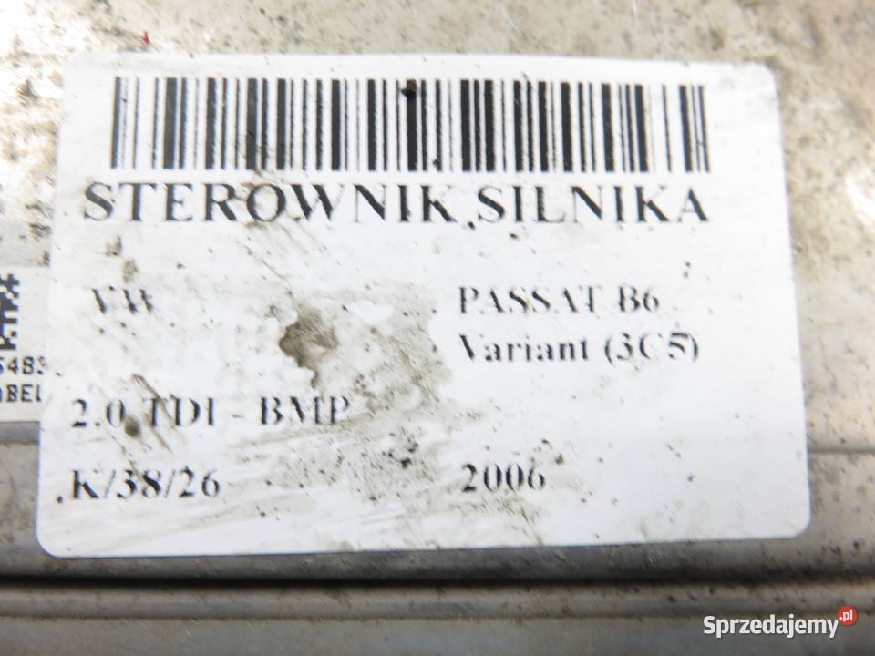 STEROWNIK VW PASSAT B6 20 TDI PD 8V 0281013440