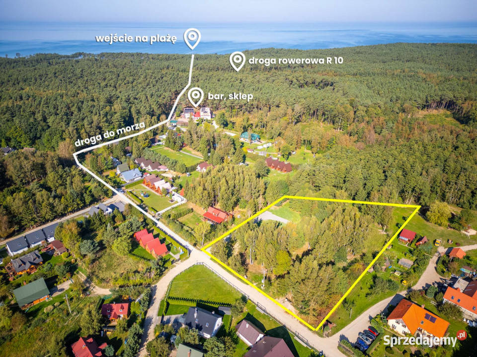 Działka budowlana w Jarosławcu piaszczystej