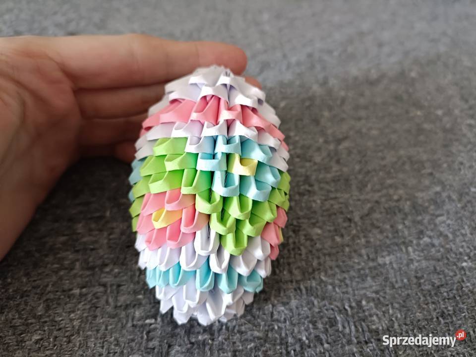 Pisanka Kwiaty Wielkanocna Origami Modułowe Kwidzyn