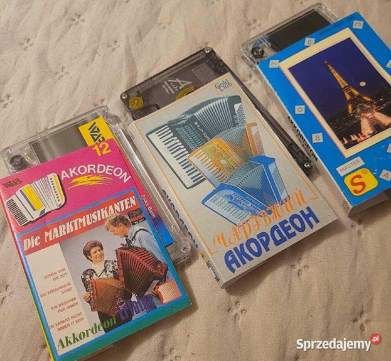 Muzyka na akordeon trzy kasety w stanie Chełmno