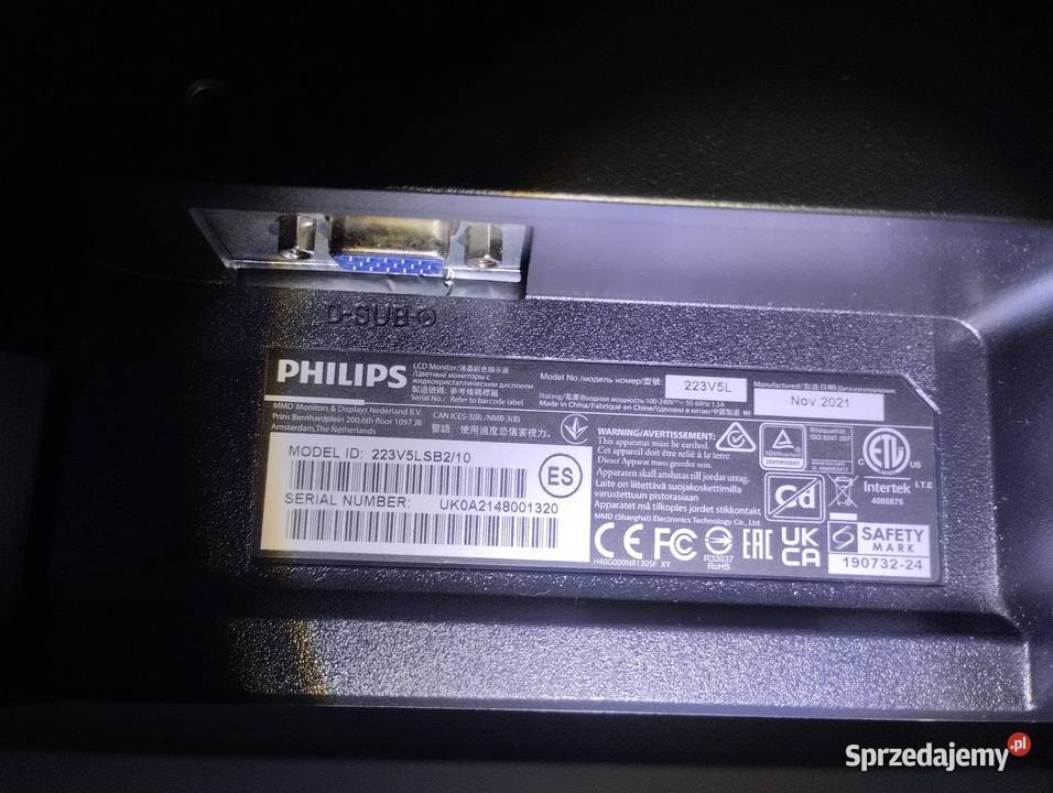 Monitor philips 22cale Chełm