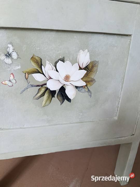 Stolik nocny szafka vintage retro zabytkowa Lubrza