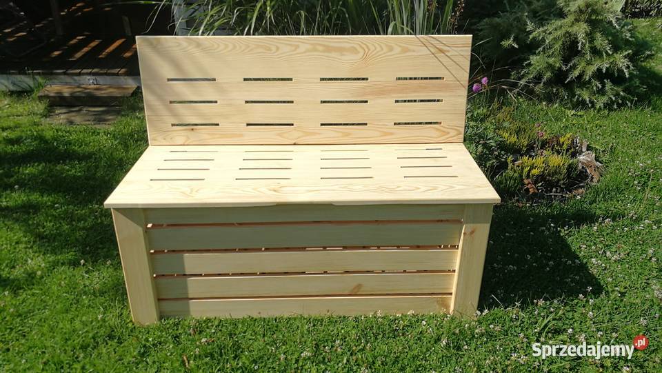 Skrzynia ze składanym oparciem ławka z świętokrzyskie Radków