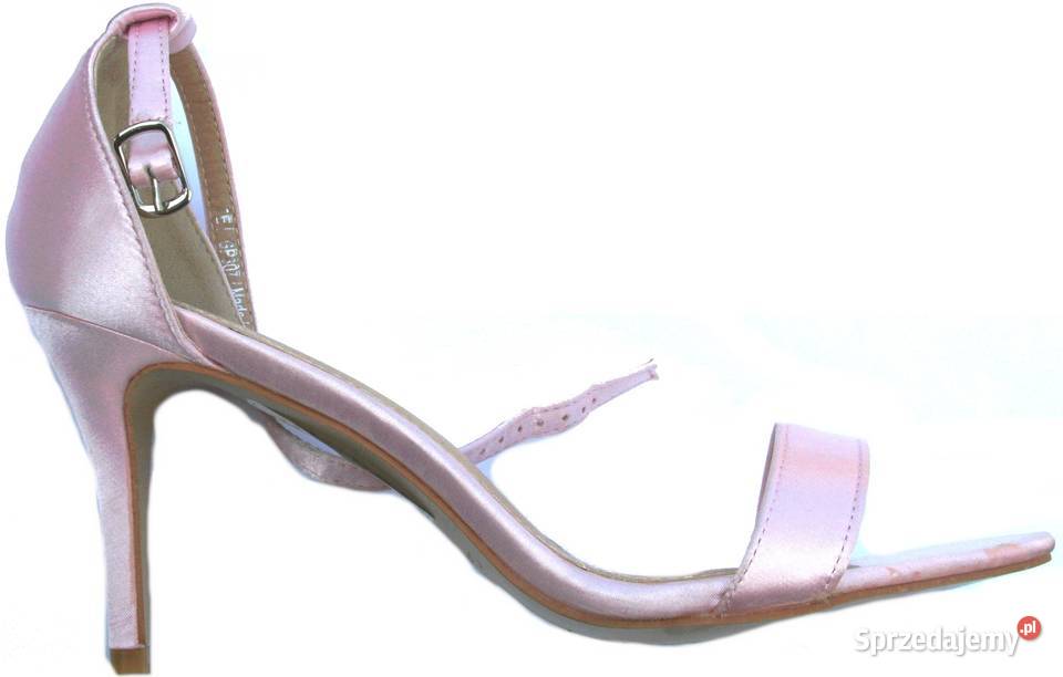 Szpilki różowe sandałki Simply Be 41 szpilka 9 Szczerbice