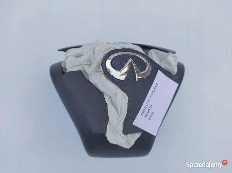 PODUSZKA AIRBAG KIEROWCY INFINITI QX60 JX poduszki powietrzne Wyposażenie wnętrza