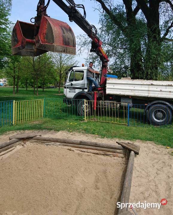 Piasek Warszawa Transport piasku Usługi HDS Materiały budowlane