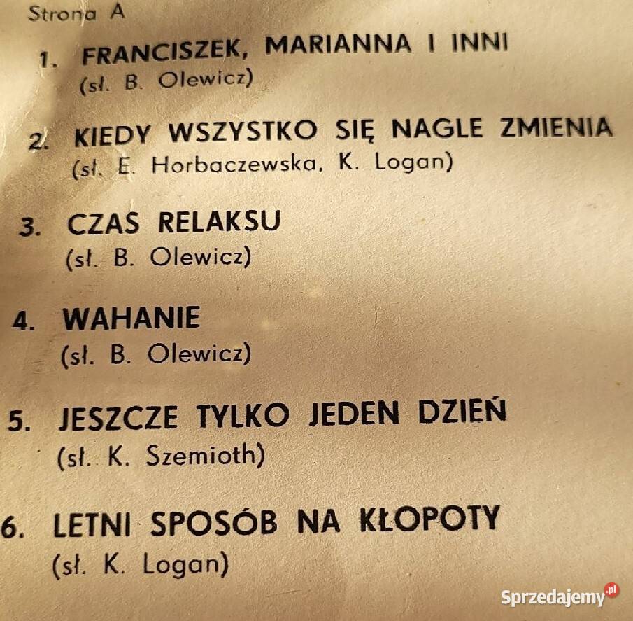 Andrzej i Eliza Czas relaksu płyta w stanie płyta winylowa Chełmno