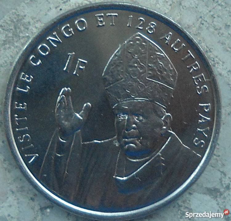 CONGO1 FRANC2004 r Numizmatyka Numizmatyka Legionowo