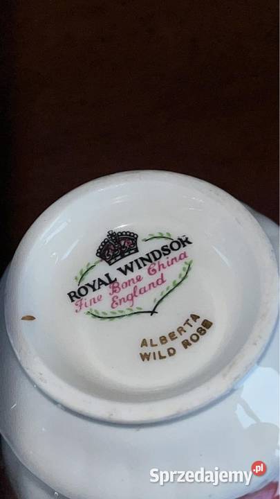 Filiżanka Royal Windsor England Alberta Wild Gdańsk