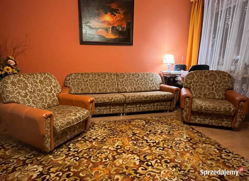 Komplet wypoczynkowy vintage PRL Jugosławia Zgierz