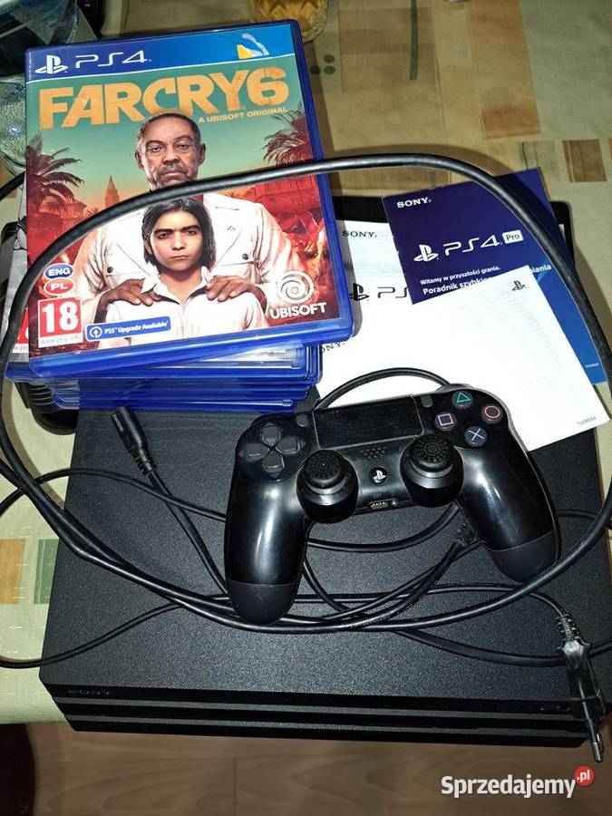 Konsola Playstation 4 Pro 1 TB Pad Okablowanie 7 wielkopolskie Siedlików