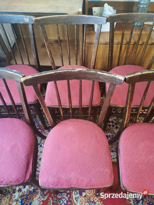 Stare krzesła x6 Meble świętokrzyskie Kielce