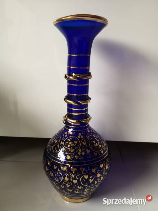 Wazon kobaltowy zdobiony kujawsko-pomorskie Toruń