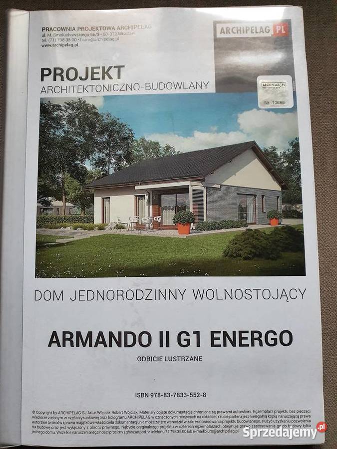 Sprzedam Projekt budowlany Armando 2 G1 ENERGO