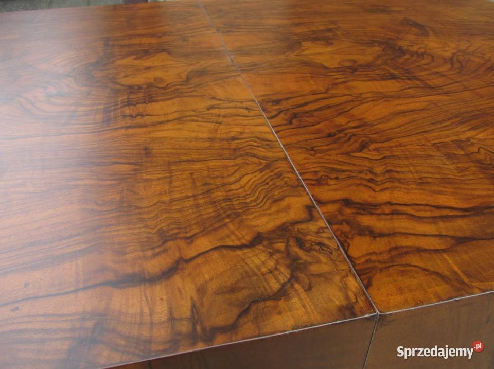 Stół Art Deco halabala do renowacji orzech