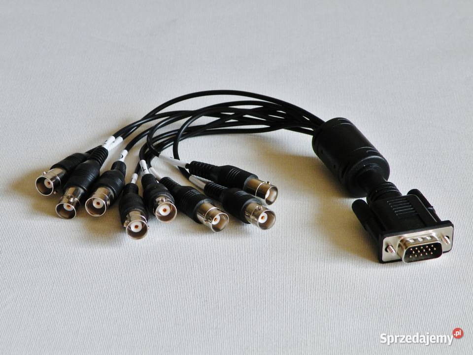 Adapter przejściówka VGA DSUB 15pin męski na 8 x przejściówki Bydgoszcz sprzedam